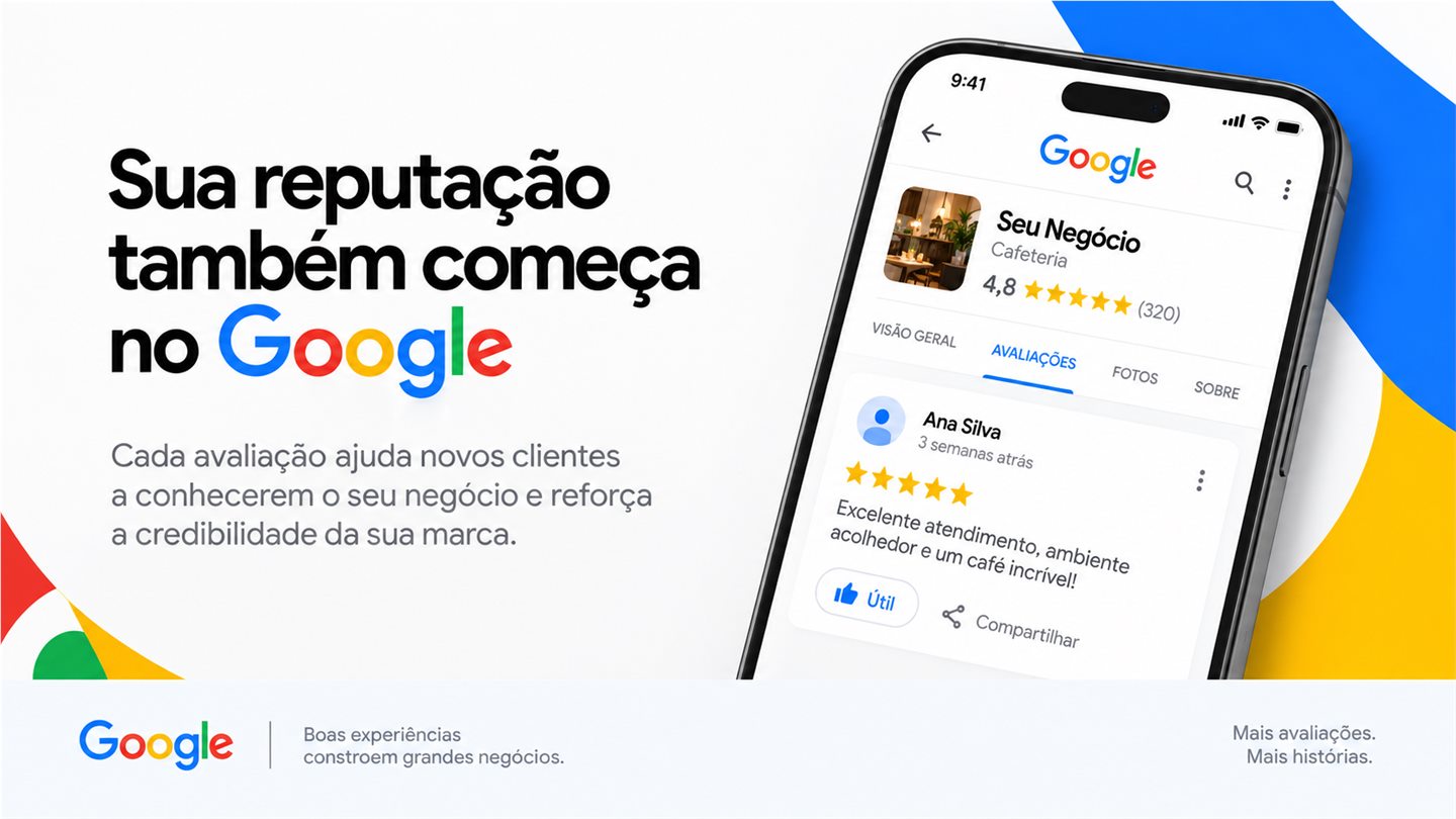 Avaliações fortalecem a reputação da empresa no Google